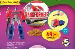 Leklust 5 Surprise. Transformers., SEK 69 erbjuda
