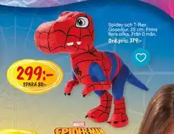 Leklust Spidey och T-Rex, SEK 299 erbjuda