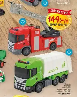 Leklust Scania, SEK 149 erbjuda