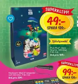 Leklust Plus-Plus, SEK 49 erbjuda
