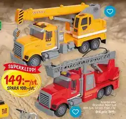 Leklust Kranbil eller, SEK 149 erbjuda
