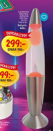 Leklust Lavalampa, SEK 299 erbjuda