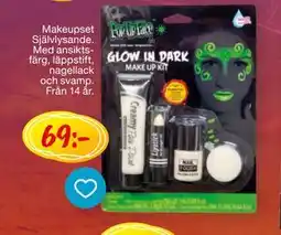 Leklust Makeupset Självlysande, SEK 69 erbjuda