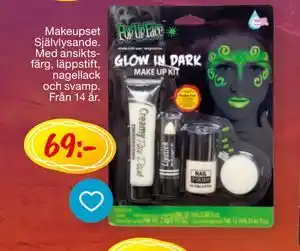 Leklust Makeupset Självlysande, SEK 69 erbjuda