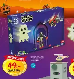 Leklust Plus-Plus. Build & glow, SEK 49 erbjuda