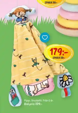 Leklust Pippi Snuttefilt, SEK 179 erbjuda