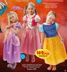 Leklust 4 ‑ Girlz Sagoklänning, SEK 149 erbjuda