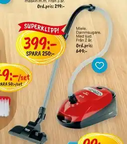 Leklust Miele. Dammsugare, SEK 399 erbjuda