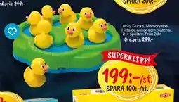 Leklust Lucky Ducks Memoryspel, SEK 199 erbjuda