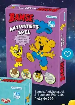 Leklust Bamse Aktivitets spel., SEK 149 erbjuda