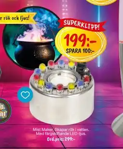 Leklust Mist Maker, SEK 199 erbjuda
