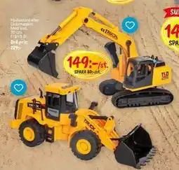 Leklust Hjullastare eller Grävmaskin, SEK 149 erbjuda
