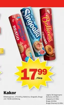 Pekås Kakor, SEK 17.99 erbjuda