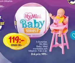 Leklust 5 Surprise. My Mini Baby., SEK 119 erbjuda