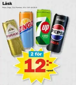Pekås Läsk, SEK 12 erbjuda