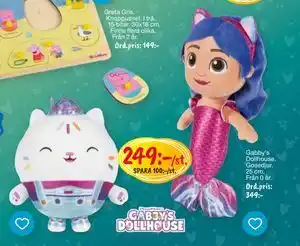 Leklust Gabby’s Dollhouse, SEK 249 erbjuda