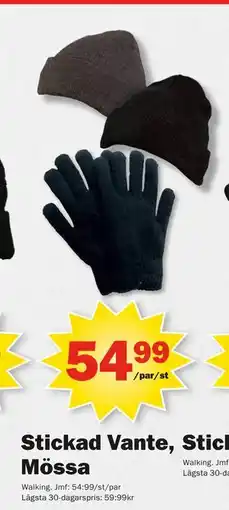 Pekås Stickad Vante, Mössa, SEK 54.99 erbjuda