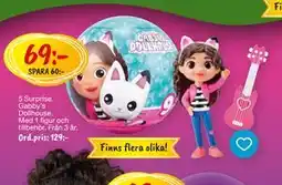 Leklust 5 Surprise. Gabby’s Dollhouse, SEK 69 erbjuda