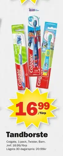 Pekås Tandborste, SEK 16.99 erbjuda