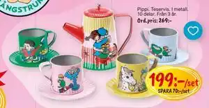 Leklust Pippi Teservis, SEK 199 erbjuda