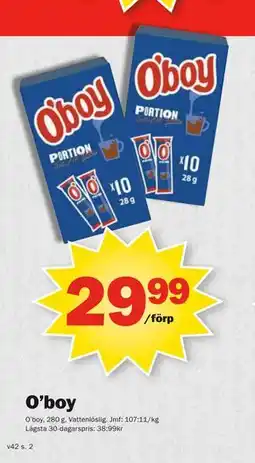 Pekås O’boy, SEK 29.99 erbjuda