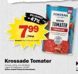 Pekås Krossade Tomater, Medlemspris erbjuda