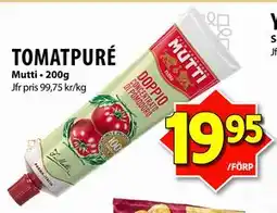 Matvärlden Tensta TOMATPURÉ, SEK 19.95 erbjuda