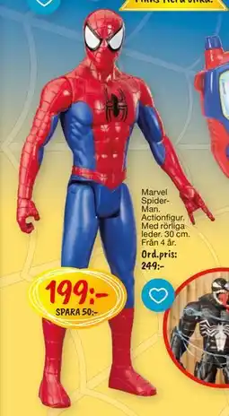Leklust Marvel SpiderMan, SEK 199 erbjuda