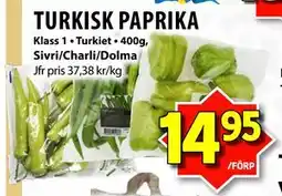 Matvärlden Tensta TURKISK PAPRIKA, SEK 14.95 erbjuda