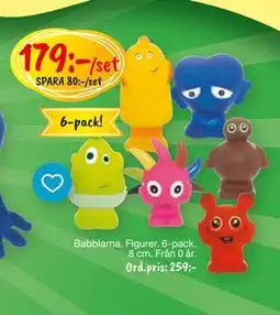 Leklust Babblarna. Figurer. 6-pack, SEK 179 erbjuda