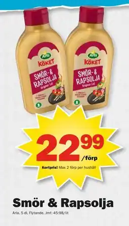 Pekås Smör & Rapsolja, Medlemspris erbjuda