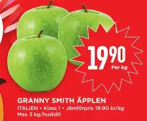 Willys GRANNY SMITH ÄPPLEN, SEK 19.9 erbjuda