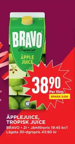 Willys ÄPPLEJUICE, TROPISK JUICE, SEK 38.9 erbjuda