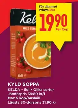 Willys Hemma KYLD SOPPA, Medlemspris erbjuda