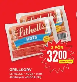 Willys Hemma GRILLKORV, SEK 32 erbjuda