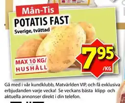 Matvärlden Tensta POTATIS FAST, SEK 7.95 erbjuda