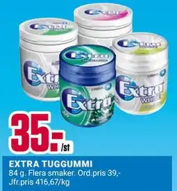 ÖoB EXTRA TUGGUMMI, SEK 35 erbjuda