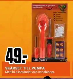 ÖoB SKÄRSET TILL PUMPA, SEK 49 erbjuda