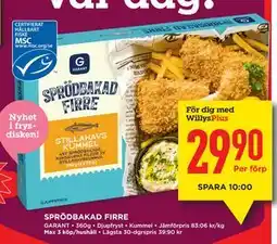 Willys SPRÖDBAKAD FIRRE, Medlemspris erbjuda