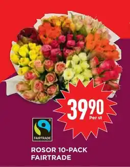 Willys Hemma ROSOR 10-PACK FAIRTRADE, SEK 39.9 erbjuda