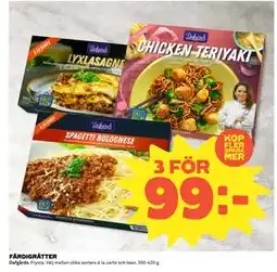 Coop Daglivs FÄRDIGRÄTTER, SEK 99 erbjuda