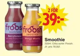 Matöppet Froosh Smoothie, SEK 39 erbjuda