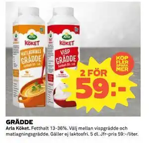 Coop Daglivs GRÄDDE, SEK 59 erbjuda