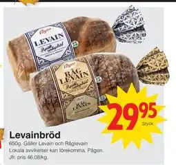 Matöppet Levainbröd, SEK 29.95 erbjuda