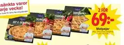 Matöppet Matpajer, SEK 69 erbjuda