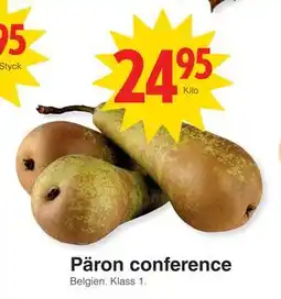 Matöppet Päron conference, SEK 24.95 erbjuda