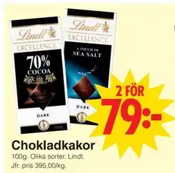 Matöppet Chokladkakor, SEK 79 erbjuda