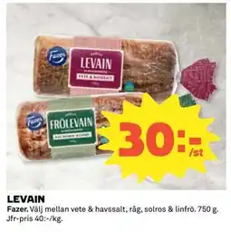 Coop Daglivs LEVAIN, SEK 30 erbjuda