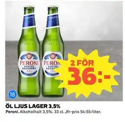 Coop Daglivs ÖL LJUS LAGER 3,5%, SEK 36 erbjuda