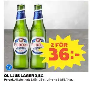 Coop Daglivs ÖL LJUS LAGER 3,5%, SEK 36 erbjuda